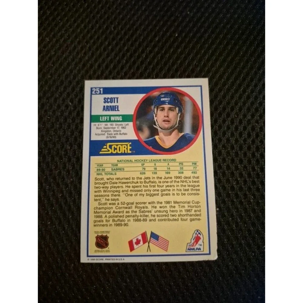 Scott Arniel #251 Hockey Card